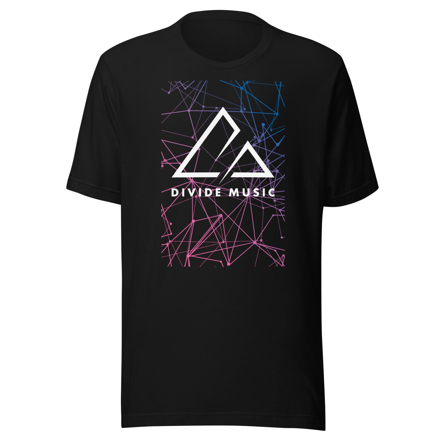 DM Geometric Logo T-shirt (blue/purple gradient)